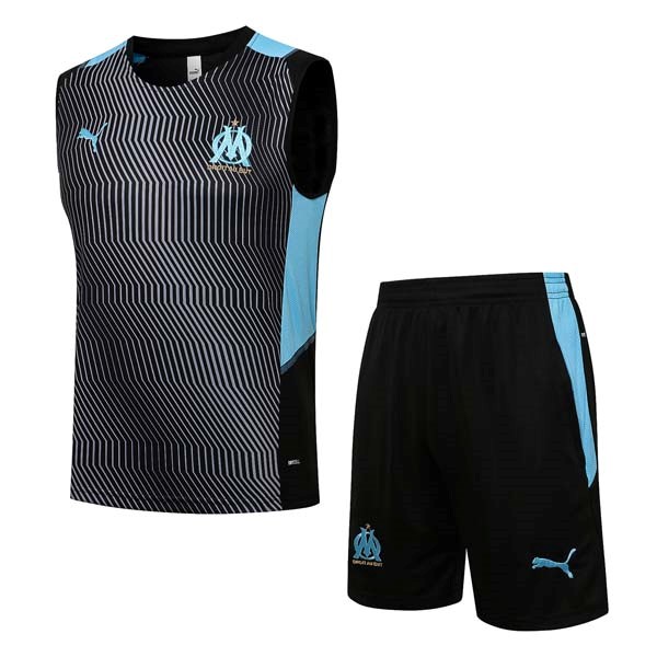 Trikot Marseille Ärmellos Komplett Set 2021-22